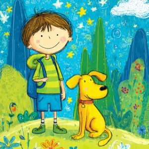 Kids editable planner, journal, notebook template